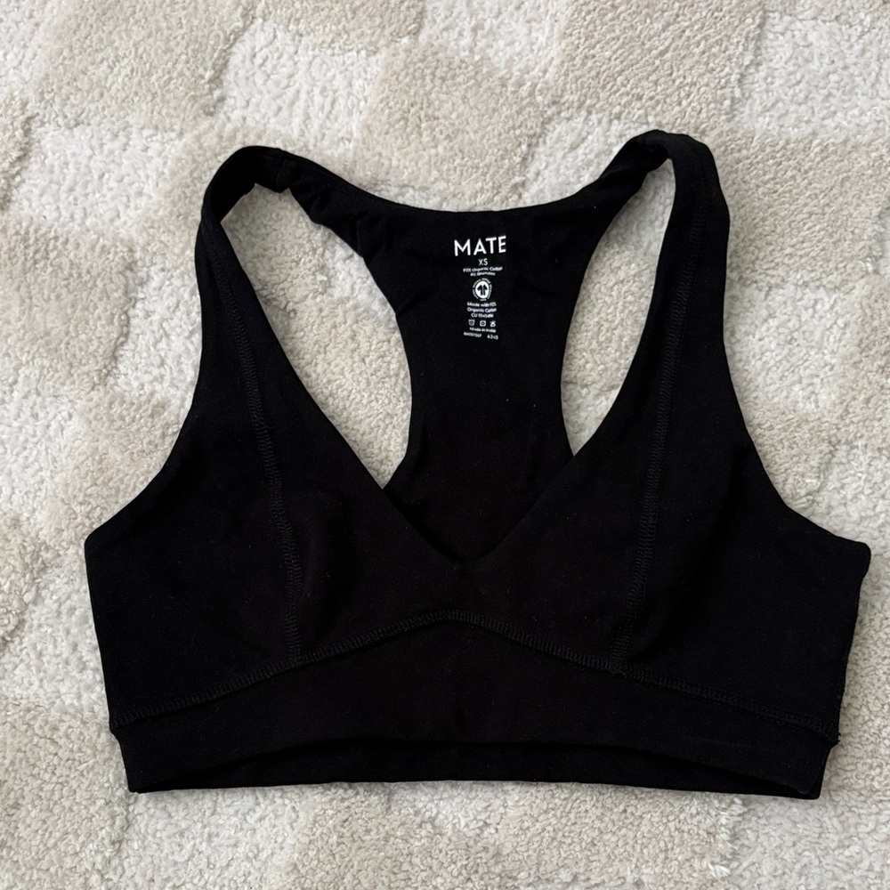 Mate Black Women's Sports Bra